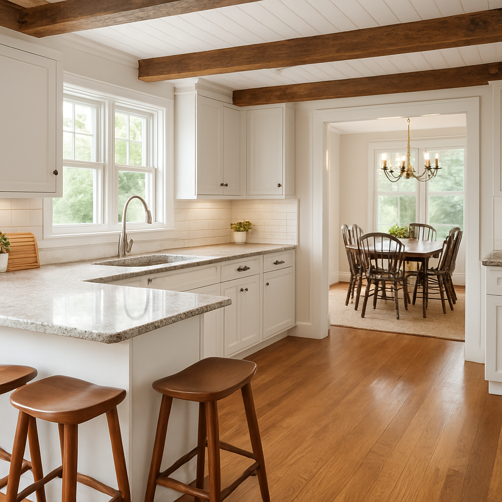 Restored historic kitchen on Side A